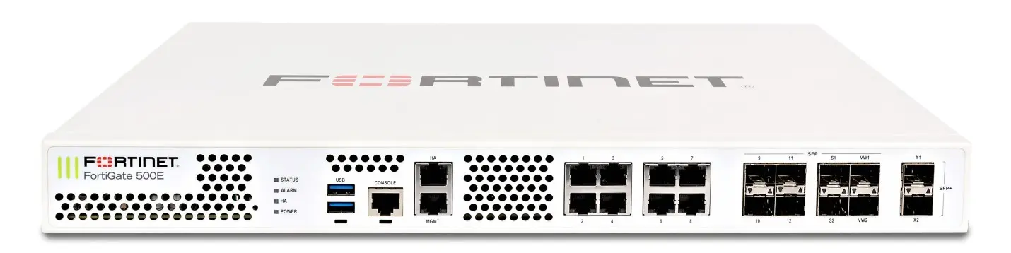 Межсетевой экран FORTINET FortiGate 500E - FG-500E Межсетевой экран FORTINET FortiGate 500E - FG-500E